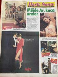 HAFTA SONU GAZETESİ DOĞUM GÜNÜ HEDİYESİ ( Turkish Newspaper ) - 21 ARALIK CUMA  - TAM TAKIM 12 SAYFADIR - Aynur Aydan-Hasan Fehmi Güneş-Müjde Ar-Gönül Yazar-Ünal Kutral-Tarık Aktuğ-Yüksel Uzel-Güzide Kasacı-Sezen Aksu-Sibel Egemen-Perihan Savaş-Rüçhan Adlı-Türkan Şoray-Cüneyt Arkın-Hakan Balamir-Bu aşk küllenmedi-Ömür boyu unutulmayacak darbe-Aynur Aydan Anadolu’da olaylar bekliyor-Müjde Ar koca arıyor-Varan 1 Heykel gibi iki aday-Varan 2 Bohem koca-Varan 3 Ve bir bürokrat-İşte adam olacak çocuk-Gönül Yazar İsviçre’de şifa arıyor-Benli türkücü evli çıktı-Yüksel Uzel hem ağlıyor hem gidiyor-Güzide Kasacı dert getirdi-Boşanmanın bedeli 5 milyon-Başkent’te 2 yalnız kadın-Kıskançlık 2 jönün ekmeğine mal oldu