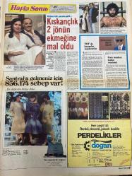 HAFTA SONU GAZETESİ DOĞUM GÜNÜ HEDİYESİ ( Turkish Newspaper ) - 21 ARALIK CUMA  - TAM TAKIM 12 SAYFADIR - Aynur Aydan-Hasan Fehmi Güneş-Müjde Ar-Gönül Yazar-Ünal Kutral-Tarık Aktuğ-Yüksel Uzel-Güzide Kasacı-Sezen Aksu-Sibel Egemen-Perihan Savaş-Rüçhan Adlı-Türkan Şoray-Cüneyt Arkın-Hakan Balamir-Bu aşk küllenmedi-Ömür boyu unutulmayacak darbe-Aynur Aydan Anadolu’da olaylar bekliyor-Müjde Ar koca arıyor-Varan 1 Heykel gibi iki aday-Varan 2 Bohem koca-Varan 3 Ve bir bürokrat-İşte adam olacak çocuk-Gönül Yazar İsviçre’de şifa arıyor-Benli türkücü evli çıktı-Yüksel Uzel hem ağlıyor hem gidiyor-Güzide Kasacı dert getirdi-Boşanmanın bedeli 5 milyon-Başkent’te 2 yalnız kadın-Kıskançlık 2 jönün ekmeğine mal oldu