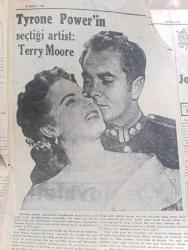 Cumhuriyet Pazar Gazetesi - 6 Haziran 1954 - dünya mizahından seçme hikayeler Yakut gerdanlık - lokanta renkli karikatür - İstanbul konservatuvarı bale istidatları yazan Selmi Andak - Avrupa'da büyük bir televizyon kampanyası başladı - küçük Kral çizen O. Soglow - haftanın şakaları yazan Burhan Felek - eğlencelik köşesi - artistliğe başlayan bir kız ilk gün ne hisseder - Terry Shaw fotoğraf - Tyrone Power'in seçtiği artist Terry Moore Fotoğrafı - Cumhuriyet İngiliz sinema dünyasında yazan Feyyaz Tokar - yeşil gözlü kumral saçlı İngiliz dilberi Joan Rice Fotoğrafı - ev kadın moda köşesi - yaz tuvaleti - siz bu rüyalardan hangisini görürsünüz - yaşasın atlar yazan Halikarnas Balıkçısı - Yirmibeş Asır önce de erkek kulüpleri vardı - kainat içinde Bizim yerimiz nedir - yollarda ölüm tehlikesine karşı savaş - makine adamlar halka nasihat veriyor - bütün İstanbul halkı çiçek bayramında eğleniyor yazan Kazım Kip - çiçek bayramda güzel bir gösteri ve Gülhane Parkı'nın süslenen kapısı  fotoğraf