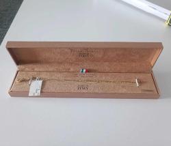 Mia Fiore İtalya 925 Gümüş Üzeri 14 Ayar Altın Kaplama Bileklik Kutusunda Sıfır ürün