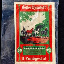 Antika Alman Celle Şehri Koleksiyonluk Kupon Kağıdı