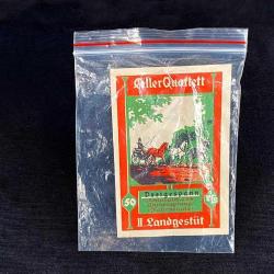 Antika Alman Celle Şehri Koleksiyonluk Kupon Kağıdı