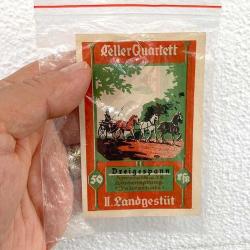 Antika Alman Celle Şehri Koleksiyonluk Kupon Kağıdı