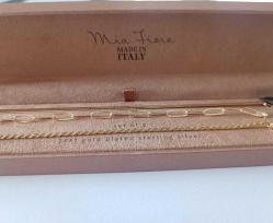 Mia Fiore İtalya 925 Gümüş Üzeri 18 Ayar Altın Kaplama 3 Adet  Bileklik Kutusunda Sıfır ürün