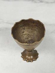 Antika Osmanlı Süleymaniye Damgalı Bronz Fincan Zarfı