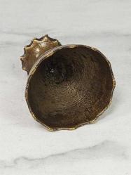 Antika Osmanlı Süleymaniye Damgalı Bronz Fincan Zarfı