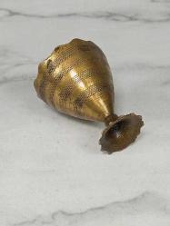 Antika Osmanlı Süleymaniye Damgalı Bronz Fincan Zarfı