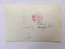 TÜRK MUSIKİSİ KANUNİLERİNDEN HİLMİ RİT'İN ORİJİNAL 2'Lİ FOTOĞRAF SETİ - 18 x 12 cm EBADINDA - HİLMİ RİT BİR RADYO PROGRAMINDA KANUN İCRA EDERKEN