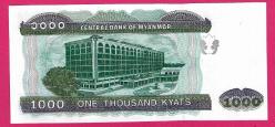 Myanmar 1000 Kyats 2004 p80 UNC (TK 18 782)  ÇİL