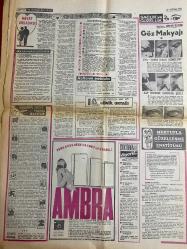 HAFTA SONU GAZETESİ DOĞUM GÜNÜ HEDİYESİ ( Turkish Newspaper ) - 27 HAZİRAN 1968  - TAM TAKIM 8 SAYFADIR -yeni çıkan plaklar listesi-Zeki Müren-Ajda Pekkan-Gönül Yazar-Öztürk Serengil-Murat Soydan-Türkan Şoray-Süle Yücel-Gülşen Ertena-Nuray Zengel-Peri-Han-Süreyya-Belgin Doruk-İzzet Günay-Mine Soley-Sezer Güvenirgil-Tunç Oral-Saniye Can-Yusuf Nalkesen-Nesrin Sipahi-Ayten Alpman-Kadri Ünalan-Engin Erge-Yaşar Güçlü-Rüştü Demirci-Aliye Akkılıç-Muazzez Türüng-Mahmut Coşkunsez-Fahri Işık-Gönül Öner-Adnan Varveren-Haydar Ağbaba-Elsa Martinelli-Brigitte Bardot-Leyla Süren-Meral Polat-Safiye Aylin  Baş Artist Bulan Kazanıyor-Hafta Sonu’nun 5 Bin Lira Ödüllü Yeni Yarışması-Artistler Arasında Sinir Harbi Başladı-Gönül Yazar ile Öztürk Serengil Birbirine Girdi-Ajda Pekkan Eyüpsultan’da Kurban Kestirdi-Şoray Operet Oynuyor-Peri-Han Beşiktaşlı Süreyya’ya Aşık Oldu-Dünya Dönüyor Şarkısı Filme Alınıyor-Mine Soley Kendisine Laf Atan Bir Şoföre Dayak Attı-Sezer Güvenirgil ile Tunç Oral Nişanlandı-Saniye