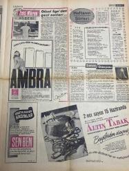 HAFTA SONU GAZETESİ DOĞUM GÜNÜ HEDİYESİ ( Turkish Newspaper ) - 13 HAZİRAN 1968  - TAM TAKIM 8 SAYFADIR -yeni çıkan plaklar listesi-Zeki Müren-Memduh Ün-Zeynep Aksu-Nilüfer Koçyiğit-Sevinç Pekin-Ertan Anapa-Kartal Tibet-Tanju Korel-Elizabeth Taylor-Murat Soydan-Güler Samuray-Dario Moreno-Erkut Taçkın-Ayla Dikmen-Özdemir Özden-Cem Karaca-Fahriye Caner-Timur Selçuk-Kamuran Akkor-Burgiba-Gönül Yazar  Altın Ses’ler Halkı Fethetti-Final Bu Akşam Açıkhava Tiyatrosu’nda-30 Yıl Sonra Altın Ses Jürisinde Buluştular-Sönük Geçen Film Festivalinde Artistler İlgi Görmedi-Nilüfer Koçyiğit İlk Defa Ankara’da Sahneye Çıkıyor-Kâtibim Filminde Baş Rolü Oynayacak 2 Kızı Seçiyoruz-E.Taylor’un Dublörünün Bebek’teki Evi Soyuldu-Murat Soydan Güler Samuray’a Aşık Oldu-Dario Moreno Kıbrıs’ta Konser Verecek-Kayıp Gitar Bulundu-Ye-Ye Kralı Erkut Taçkın Alanya’ya Yerleşecek-Cem Karaca Tek Başına Çalışamaz-Ayla Dikmen’le Tele Röportaj-Özdemir Özden Kimdir-Özden İyi Teklif Alırsa Radyodan Ayrılacak-Burgiba’nın Doğu