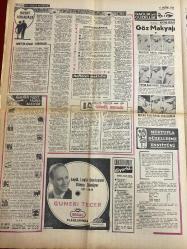 HAFTA SONU GAZETESİ DOĞUM GÜNÜ HEDİYESİ ( Turkish Newspaper ) - 13 HAZİRAN 1968  - TAM TAKIM 8 SAYFADIR -yeni çıkan plaklar listesi-Zeki Müren-Memduh Ün-Zeynep Aksu-Nilüfer Koçyiğit-Sevinç Pekin-Ertan Anapa-Kartal Tibet-Tanju Korel-Elizabeth Taylor-Murat Soydan-Güler Samuray-Dario Moreno-Erkut Taçkın-Ayla Dikmen-Özdemir Özden-Cem Karaca-Fahriye Caner-Timur Selçuk-Kamuran Akkor-Burgiba-Gönül Yazar  Altın Ses’ler Halkı Fethetti-Final Bu Akşam Açıkhava Tiyatrosu’nda-30 Yıl Sonra Altın Ses Jürisinde Buluştular-Sönük Geçen Film Festivalinde Artistler İlgi Görmedi-Nilüfer Koçyiğit İlk Defa Ankara’da Sahneye Çıkıyor-Kâtibim Filminde Baş Rolü Oynayacak 2 Kızı Seçiyoruz-E.Taylor’un Dublörünün Bebek’teki Evi Soyuldu-Murat Soydan Güler Samuray’a Aşık Oldu-Dario Moreno Kıbrıs’ta Konser Verecek-Kayıp Gitar Bulundu-Ye-Ye Kralı Erkut Taçkın Alanya’ya Yerleşecek-Cem Karaca Tek Başına Çalışamaz-Ayla Dikmen’le Tele Röportaj-Özdemir Özden Kimdir-Özden İyi Teklif Alırsa Radyodan Ayrılacak-Burgiba’nın Doğu