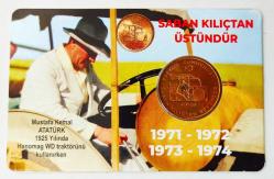 Saban Kılıçtan Üstündür Hatıra 10 Kuruş 1972..