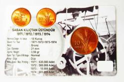1972 Saban Kılıçtan Üstündür Hatıra 10 Kuruş..