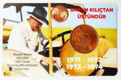 1972 Saban Kılıçtan Üstündür Hatıra 10 Kuruş..