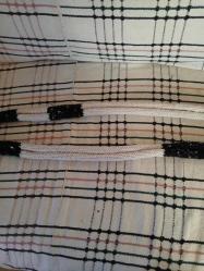 2 renkli Dar uzun atkı (skinny atkı)