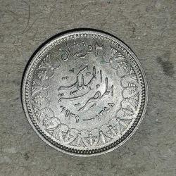 MISIR  1939   2 PIASTRE   GÜMÜŞ  2,8  GRAM