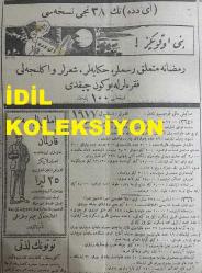 Osmanlıca Peyam-ı Sabah Gazetesi, Orijinal Dönem Basım, (Ottoman Newspaper) - 11 Mayıs 1922 - Sayı: 1235 - Hicri: 13 Ramazan 1340 - Rumi: 11 Mayıs 1338 - 