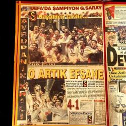 Ekim 2006 Unutulmaz Sayfalar, Spor Basınından Tarihi Galatasaray Haberleri