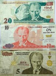 Yeni Türk Lirası 3 Lü Lot