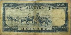Angola 1000 Mil Escudos 1962 Yabancı Kağıt Para