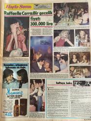 HAFTA SONU GAZETESİ DOĞUM GÜNÜ HEDİYESİ ( Turkish Newspaper ) - 31 MART 1978 - TAM TAKIM 12 SAYFADIR -Gönül Yazar - Sinan Bilsel - Mehmet Ergün - Türkan Şoray - Rüçhan Adlı - Ahmet Mekin - Raffaella Carra - Cahit Poyraz - Süreyya - Şah Muhammed Rıza Pehlevi - Melike Sitgoni - Seçil Heper - Kemal Sunal - Adile Naşit - Şener Şen - Münir Özkul - Halit Akçatepe - Ahmet Özhan - Muazzez Abacı - Yeşim Suna - Nil Burak - Naciye Orkut -  Kader - Vah yavrum vah - Olayın yarattığı şok büyük oldu - Uğursuz çukur ne dertler açtı - 2 milyona mal olan kıskançlık - Rejimsiz zayıflama - Ahmet Mekin tanınmaz halde - Raffaella Carra: Bir gecelik fiyatı 300.000 lira - Şah’la son gece - Kahkaha kollektif şirketi - Seçil Heper’in burnundan gelen Paris gezisi - 365 günün bilançosu - Sessiz sedasız boşanma - Paldır küldür evlenme - Garip bir arkadaşlık - 5 adama karşı 1 kadın - Gelin afişleri konuşturalım -  Garip Ama Gerçek - Ailemiz - Bizimkiler - Bastıbacak