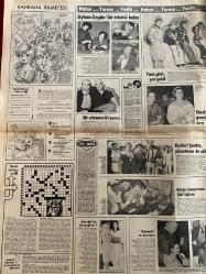 HAFTA SONU GAZETESİ DOĞUM GÜNÜ HEDİYESİ ( Turkish Newspaper ) - 31 MART 1978 - TAM TAKIM 12 SAYFADIR -Gönül Yazar - Sinan Bilsel - Mehmet Ergün - Türkan Şoray - Rüçhan Adlı - Ahmet Mekin - Raffaella Carra - Cahit Poyraz - Süreyya - Şah Muhammed Rıza Pehlevi - Melike Sitgoni - Seçil Heper - Kemal Sunal - Adile Naşit - Şener Şen - Münir Özkul - Halit Akçatepe - Ahmet Özhan - Muazzez Abacı - Yeşim Suna - Nil Burak - Naciye Orkut -  Kader - Vah yavrum vah - Olayın yarattığı şok büyük oldu - Uğursuz çukur ne dertler açtı - 2 milyona mal olan kıskançlık - Rejimsiz zayıflama - Ahmet Mekin tanınmaz halde - Raffaella Carra: Bir gecelik fiyatı 300.000 lira - Şah’la son gece - Kahkaha kollektif şirketi - Seçil Heper’in burnundan gelen Paris gezisi - 365 günün bilançosu - Sessiz sedasız boşanma - Paldır küldür evlenme - Garip bir arkadaşlık - 5 adama karşı 1 kadın - Gelin afişleri konuşturalım -  Garip Ama Gerçek - Ailemiz - Bizimkiler - Bastıbacak