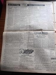Kudret Gazetesi - Turkish Newspaper - 15 Temmuz 1948 - Ahmet Emin Yalman bize hücum ediyor - Prenses Faize Ankara'ya geldi fotoğraf - M. Erden'in almanlara hitabı dünyanın her tarafında hür insanların belası olan şeylerden inhiraf etmeyeceğiz - Mareşal Fevzi Çakmak çankaya'daki köşkünü millet partisine tahsis etti - güvenlik konseyinde Amerikan teklifleri Arapları kızdırdı - İtalyan komünist lideri Togliatti'ye suikast - tüccar sanayiciler Ticaret bakanı Cemil Sait Barlas ile görüştü - Rize milletvekili Fahri Kurtuluş'a cevap - kahramanlar geçti yazan Zuhuri Danışman Yazı Dizisi - boşanmada sürat rekoru hollywood'da kırıldı - Marlo Oberon'un son filmi Night Song Fotoğrafı - Kamil Koç otobüsleri fotoğraf - Mim Baki Revüsü cebeci'de istasyon yanında Doğan bahçesinde - demiryolları hastanesi dahiliye mütehassısı Ferit Faik Şahenk - fotoğraflarla hadiseler - demokratlar Kongresi Amerika'da liberaller galebe çalıyor - Muammer Karaca tekmil kadrosu ile katibin karısı Cebeci çiçek sinemasında