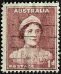 +++  AVUSTRALYA KRALİÇE     1941     1D   - DAMGALI