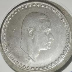 MISIR  1970    25  PISTRE   Başkan Gamal Abdel Nasser  (Gümüş 0.720, 6g)