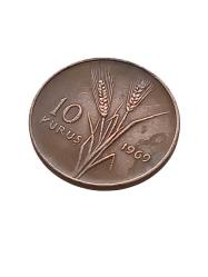 1969 10 Kuruş Cumhuriyet Dönemi Koleksiyon Madeni Para Koleksiyon Başlangıç Setleri Antika Darpane Hobi Numismatik