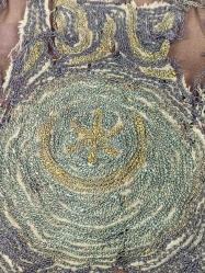 Antika Osmanlı Saray İşi Tuğralı Suzani İşçilikli Altın - Para Kesesi