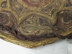 Antika Osmanlı Saray İşi Tuğralı Suzani İşçilikli Altın - Para Kesesi