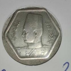 MISIR  1944   2  PIASTRE  GÜMÜŞ  2,8 GRAM