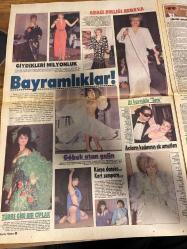 HAFTA SONU GAZETESİ DOĞUM GÜNÜ HEDİYESİ ( Turkish Newspaper ) - 5 HAZİRAN 1987 - TAM TAKIM 8 SAYFADIR -Şakir Şener-Behçet Cantürk-Oya Aydoğan-Sarı Avni-Ahu Tuğba-Figen Han-Bahar Öztan-Yaşar Alptekin-Tonton Osman-Sibel Can-Amanda Lear-Nurcihan Coşkun-Tahir Aktaş-Nihat Coşkun-Gülşen Bubikoğlu-Türkan Şoray-Zeynep-Hülya Avşar-Mahmut Sarıkaya-Doğan Yıldız-Nigar Uluer-Burhan Derwall-Elisabeth Arif Emrah-Yeliz Deveci-Ufuk Deveci Sapık menajer Şakir Şener’in polise verdiği ifadeyi ele geçirdik-Mikroplar-Sanat dünyasında ikinci eroin şoku-Uyuşturucu kaçakçısı Behçet Cantürk’e ilk assolist 100 bine sattım-Eroinçilere son tokat-Tatlıses menajeri ve Behçet Cantürk’ün nonoşlu alemleri-Şehvet delisi Figen Han’la grup seks yaptık-En kahraman enişte-Tonton mücahit görev başında-Kıbrıs’ta aşk başkadır-Bayramlıklar-Abacı şıklığı bedava-Giydikleri milyonluk-Göbek atan gelin-Türbe gibi bir çıplak-Körpe dansöz kart zampara-Acıların kadınının ak umutları-Uyanık organizatörün TRT’ye oyunu-Yuh olsun-Eminönü B