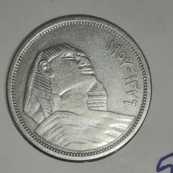 MISIR  1957  5  PIASTRE   GÜMÜŞ  3,5  GRAM