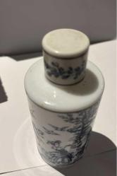 Nadir Vintage Lubin Rue Royale Paris Nuit De Longchamp Porselen Boş Parfüm şişesi 60ml