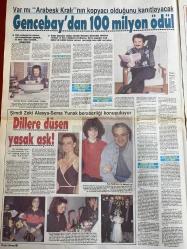HAFTA SONU GAZETESİ DOĞUM GÜNÜ HEDİYESİ ( Turkish Newspaper ) - 20 MART 1987 - TAM TAKIM 8 SAYFADIR -Rauf Denktaş-Leyla Somer-Ali Dokuzer-Demet-Özcan Köknel-Adnan Kahveci-Suna Yıldızoğlu-Çetin Alp-Orhan Gencebay-Abdi İpekçi-Sema Yunak-Zeki Alasya-Hülya Avşar-Sibel Turnagöl-Mahmut Tuncer-Fatma Girik-Aynur Aydın-Tarık Akan-Cem Davran-Julio Iglesias-Yolanda Adnan Karaca Denktaş’ın belalısı-Bu dostluktan maraz doğacak-Hem korkuyor hem-Yavru Vatan’ın milli damat’ı seks yıldızının kollarında-11 yaşındaki Demet’i ne hale getirdiler-Elleriniz kırılsın e mi-Hem ona hem onu örnek alacaklara yazık-ANAP’ın son transferleri-Gencebay’dan 100 milyon ödül-Dillere düşen yasak aşk-Eylül’ün katilleri-Garantili güzeller-Bir oturak aleminin hazin sonu-Julio’nun aşkı Bizimkiler’in kollarında-Adnan’ın hayır diyemediği genç kız-Bağıra çağıra fabrikatör oldu-Karaca’nın hayatından sildiği 2 yıl-Aynur’dur ne yapsa yeridir 3-5 kuruş için bu yavruya ruj sürmeyi çekenler-Yok mu bu sübyanları sömürenlere engel olaca