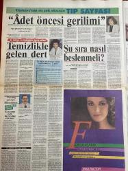 HAFTA SONU GAZETESİ DOĞUM GÜNÜ HEDİYESİ ( Turkish Newspaper ) - 20 MART 1987 - TAM TAKIM 8 SAYFADIR -Rauf Denktaş-Leyla Somer-Ali Dokuzer-Demet-Özcan Köknel-Adnan Kahveci-Suna Yıldızoğlu-Çetin Alp-Orhan Gencebay-Abdi İpekçi-Sema Yunak-Zeki Alasya-Hülya Avşar-Sibel Turnagöl-Mahmut Tuncer-Fatma Girik-Aynur Aydın-Tarık Akan-Cem Davran-Julio Iglesias-Yolanda Adnan Karaca Denktaş’ın belalısı-Bu dostluktan maraz doğacak-Hem korkuyor hem-Yavru Vatan’ın milli damat’ı seks yıldızının kollarında-11 yaşındaki Demet’i ne hale getirdiler-Elleriniz kırılsın e mi-Hem ona hem onu örnek alacaklara yazık-ANAP’ın son transferleri-Gencebay’dan 100 milyon ödül-Dillere düşen yasak aşk-Eylül’ün katilleri-Garantili güzeller-Bir oturak aleminin hazin sonu-Julio’nun aşkı Bizimkiler’in kollarında-Adnan’ın hayır diyemediği genç kız-Bağıra çağıra fabrikatör oldu-Karaca’nın hayatından sildiği 2 yıl-Aynur’dur ne yapsa yeridir 3-5 kuruş için bu yavruya ruj sürmeyi çekenler-Yok mu bu sübyanları sömürenlere engel olaca
