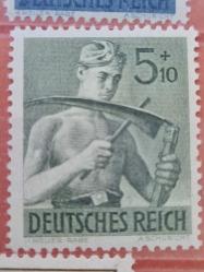 Deutsches Reich / RAD – Gençlik – İş Gücü Propaganda Pulları (5’li Set, Damgasız)