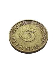 1973 Almanya 5 Pfennıg Madeni Koleksiyon Para Lotu.