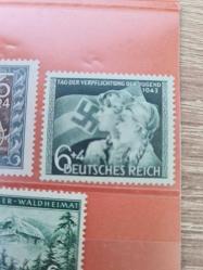 Deutsches Reich 1943 Propaganda / Hatıra / Bağış Pulları – 5’li Damgasız Set