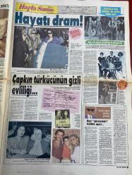 HAFTA SONU GAZETESİ DOĞUM GÜNÜ HEDİYESİ  ( Turkish Newspaper ) - 10 NİSAN 1987 - TAM TAKIM 12 SAYFADIR -Arzu-Figen Say-Yılmaz Duru-Türkan Şoray-Faruk Peker-Burçin Orhon-Sezen Aksu-Ahu Tuğba-Halis Kalkavan-Semiha Yankı-Recep Kaymak-Rüçhan Adlı-Türkan Şoray-Melike Zobu-Sibel Turnagöl-Zeki Müren-Selami Şahin-Ünsal Kubat-Orhan Gencebay-Cüneyt Arkın-Sibel Gökçe-Nazan Şoray-Nilüfer Şehvet dizisi-Sinop’ta ayıplı günler geceler-İşte ilk Gramofon Avrat-İrlandalı eniştemize ihanet-Sinemacılar kokteylinin şarkıcı yıldızı-Kanlı aşkta son raunt-100 milyonluk şov-Gangster’in yalnız kızı-Hayatı dram-Çapkın türkücünün gizli evliliği-Yeşilçam’da bir yüz karası-Homoseksüel şarkıcıları bastılar-Fıstık gibi aktörler TV setinde seks skandalı-Figüran Arzu rezaleti açıkladı-Burçin Orhon ilk erkeği Faruk Peker’i unutmuyor-Sezen’i paylaşamıyorlar-Ahu’ya başkentte bir dayak daha-Kafası iyileşti yüzü şişti dikişleri alındı-Roma’da yılbaşı-Aynur Aydan-Hasan Fehmi Güneş-Yüksel Uzel-Engin Çağlar-Zeki Müren’-Ac