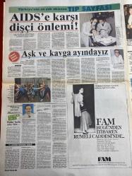 HAFTA SONU GAZETESİ DOĞUM GÜNÜ HEDİYESİ  ( Turkish Newspaper ) - 10 NİSAN 1987 - TAM TAKIM 12 SAYFADIR -Arzu-Figen Say-Yılmaz Duru-Türkan Şoray-Faruk Peker-Burçin Orhon-Sezen Aksu-Ahu Tuğba-Halis Kalkavan-Semiha Yankı-Recep Kaymak-Rüçhan Adlı-Türkan Şoray-Melike Zobu-Sibel Turnagöl-Zeki Müren-Selami Şahin-Ünsal Kubat-Orhan Gencebay-Cüneyt Arkın-Sibel Gökçe-Nazan Şoray-Nilüfer Şehvet dizisi-Sinop’ta ayıplı günler geceler-İşte ilk Gramofon Avrat-İrlandalı eniştemize ihanet-Sinemacılar kokteylinin şarkıcı yıldızı-Kanlı aşkta son raunt-100 milyonluk şov-Gangster’in yalnız kızı-Hayatı dram-Çapkın türkücünün gizli evliliği-Yeşilçam’da bir yüz karası-Homoseksüel şarkıcıları bastılar-Fıstık gibi aktörler TV setinde seks skandalı-Figüran Arzu rezaleti açıkladı-Burçin Orhon ilk erkeği Faruk Peker’i unutmuyor-Sezen’i paylaşamıyorlar-Ahu’ya başkentte bir dayak daha-Kafası iyileşti yüzü şişti dikişleri alındı-Roma’da yılbaşı-Aynur Aydan-Hasan Fehmi Güneş-Yüksel Uzel-Engin Çağlar-Zeki Müren’-Ac