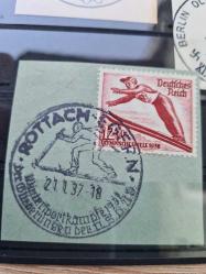 Nadir Damgalı 1936 Berlin Olimpiyatları Özel Damgalı Pul Seti (On Piece / Yerinde İptalli) – 5’li Grup