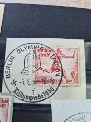 Nadir Damgalı 1936 Berlin Olimpiyatları Özel Damgalı Pul Seti (On Piece / Yerinde İptalli) – 5’li Grup