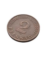 1973 Almanya 2 Pfennıg Madeni Koleksiyon Para Lotu.