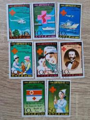 Karma Uluslararası Pul & Fiskal Seti (DPRK Kızılhaç 1980 / Moskova 1980 Olimpiyat / Ekvator Ginesi Sanat / Bohemia-Moravia Gelir Pulları) – Toplu Satış