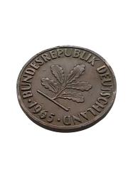 1965 Almanya 2 Pfennıg Madeni Koleksiyon Para Lotu.