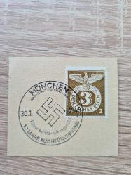 Nazi Almanyası Dönemi 1942-43 Alman Reich Propaganda / Posta Tarihi “ON PIECE” Damgalı Set (5’li Grup)